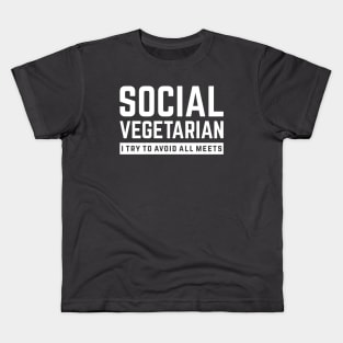 Social Vegetarian Kids T-Shirt